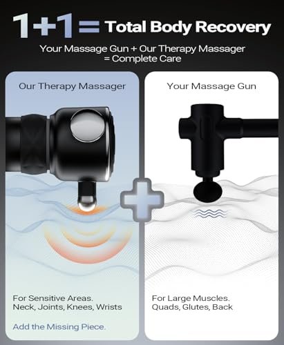 HYAKO R1 Deep Tissue Vibrating Muscle Massager - Therapy Back Massager for All Body Relief - Muscle Pain Relief and Fascial B