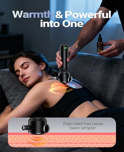 HYAKO R1 Deep Tissue Vibrating Muscle Massager - Therapy Back Massager for All Body Relief - Muscle Pain Relief and Fascial B