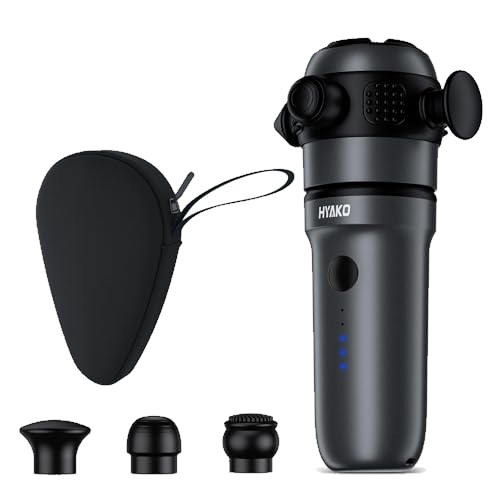 HYAKO R1 Mini Handheld Therapy Massager - Travel Deep Tissue Vibration Massage Gun Designed for Smaller Joints